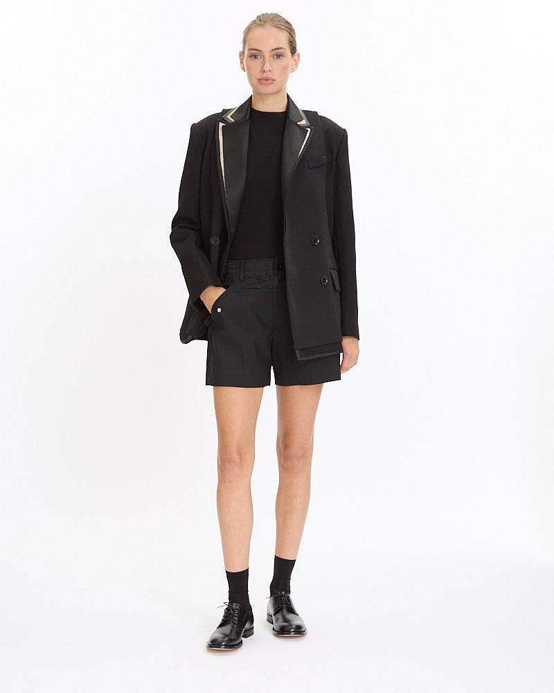 Sacai Suiting Mix Shorts 
