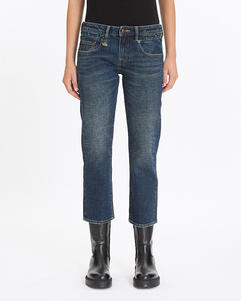 R13 Boy Straight in hoyt blue