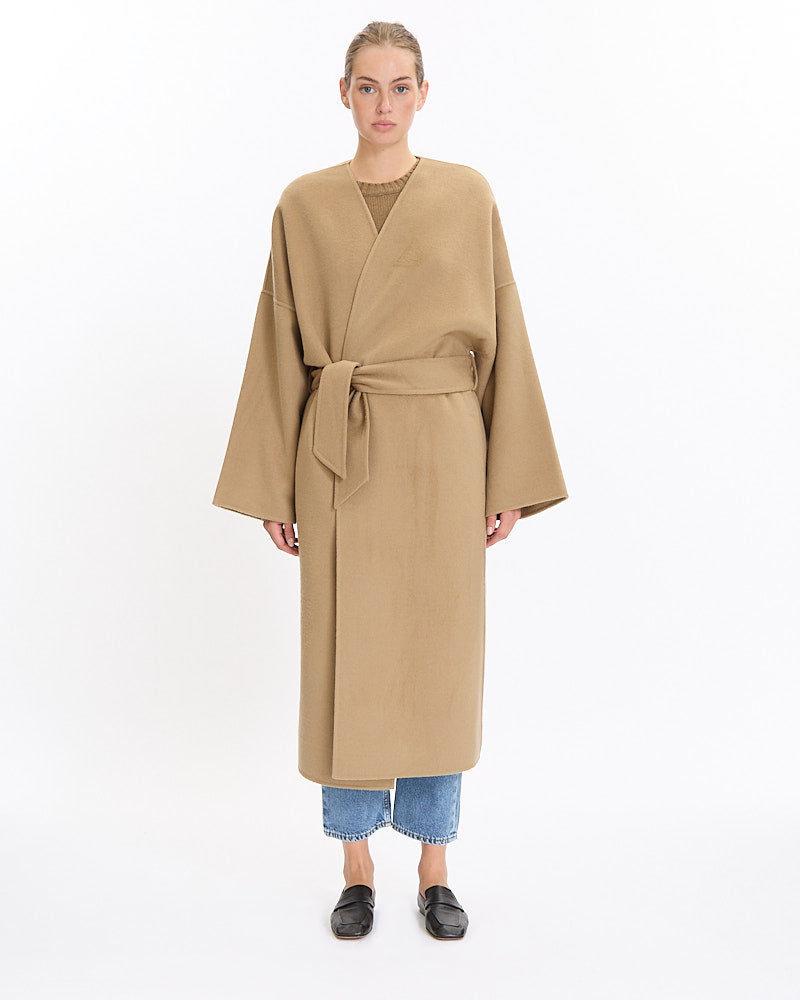 La Collection Tuba Coat in grey