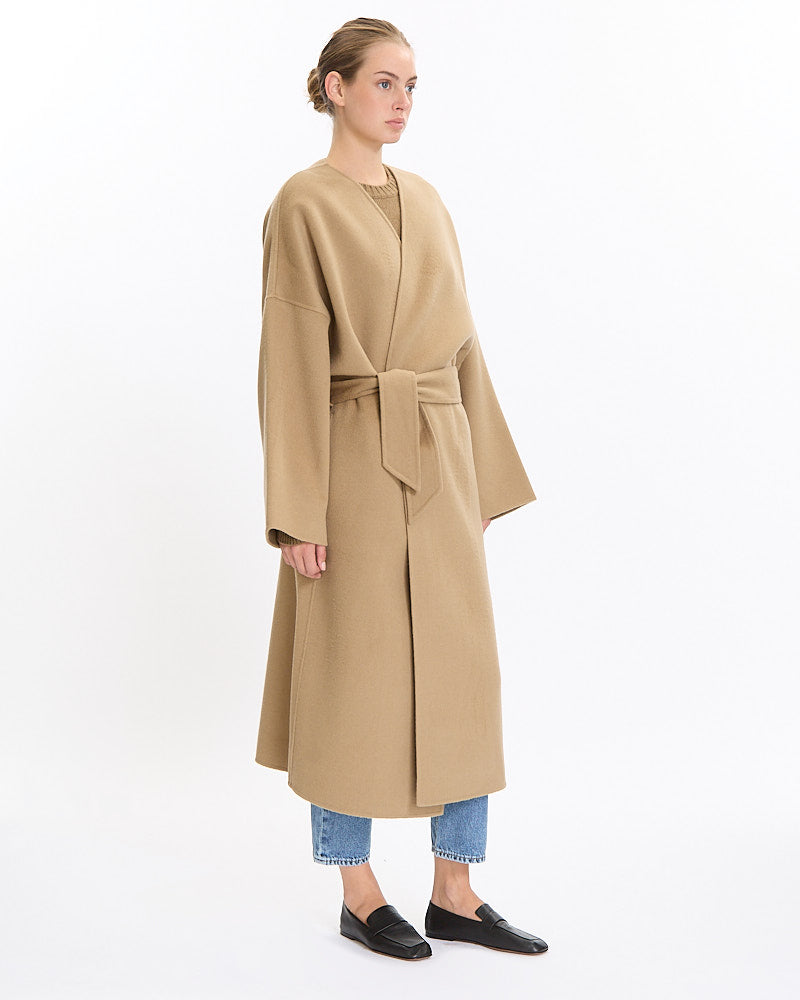 La Collection Tuba Coat in grey