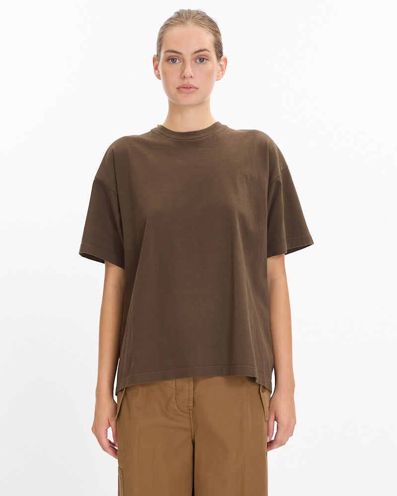 The Row Lavinia Top in sepia