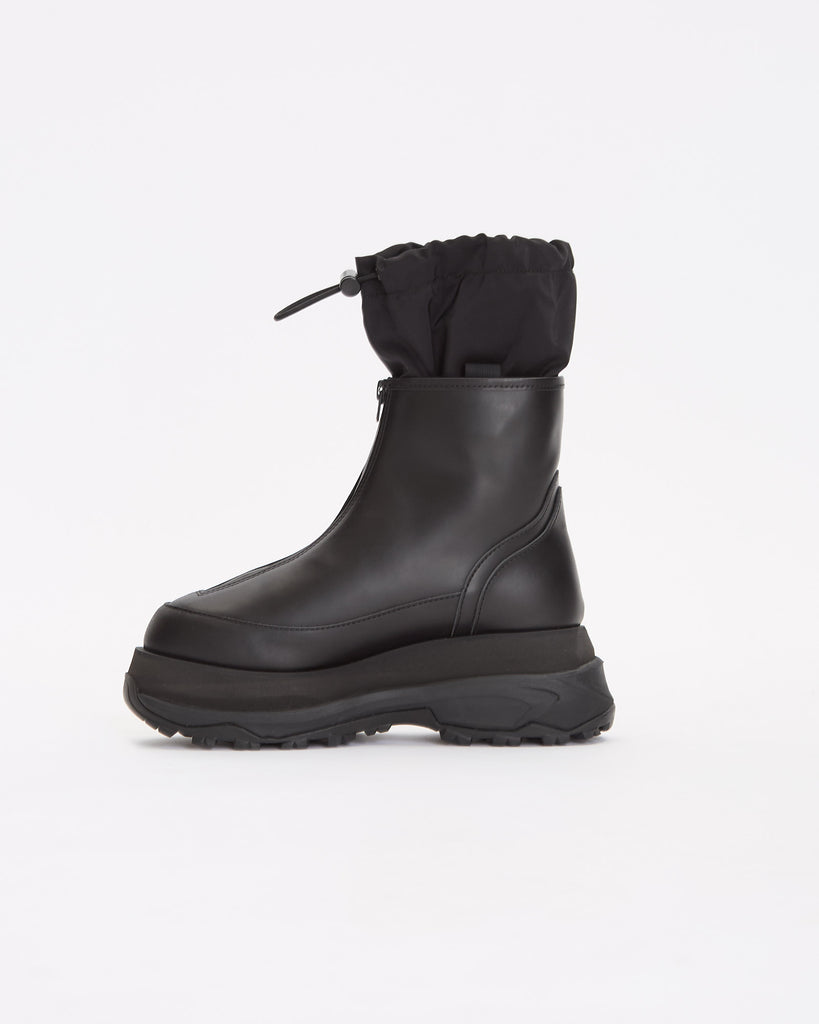 Sacai Zip-Up Boots in black