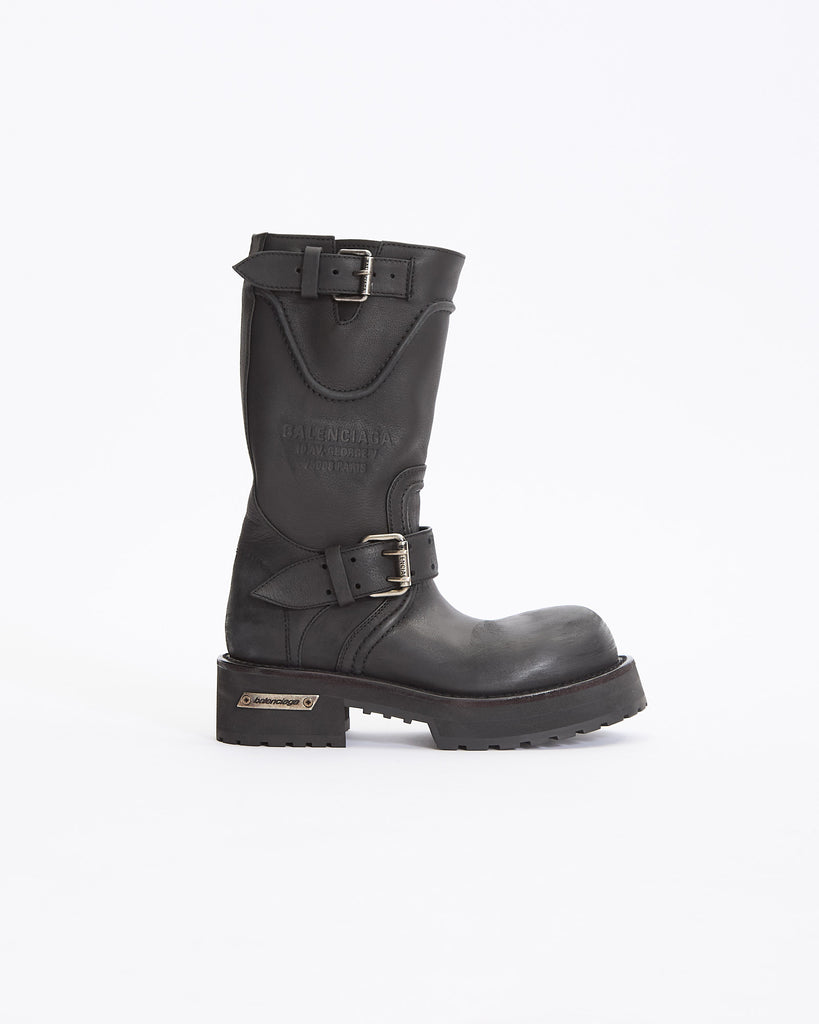 Balenciaga Venom Boot in black/silver
