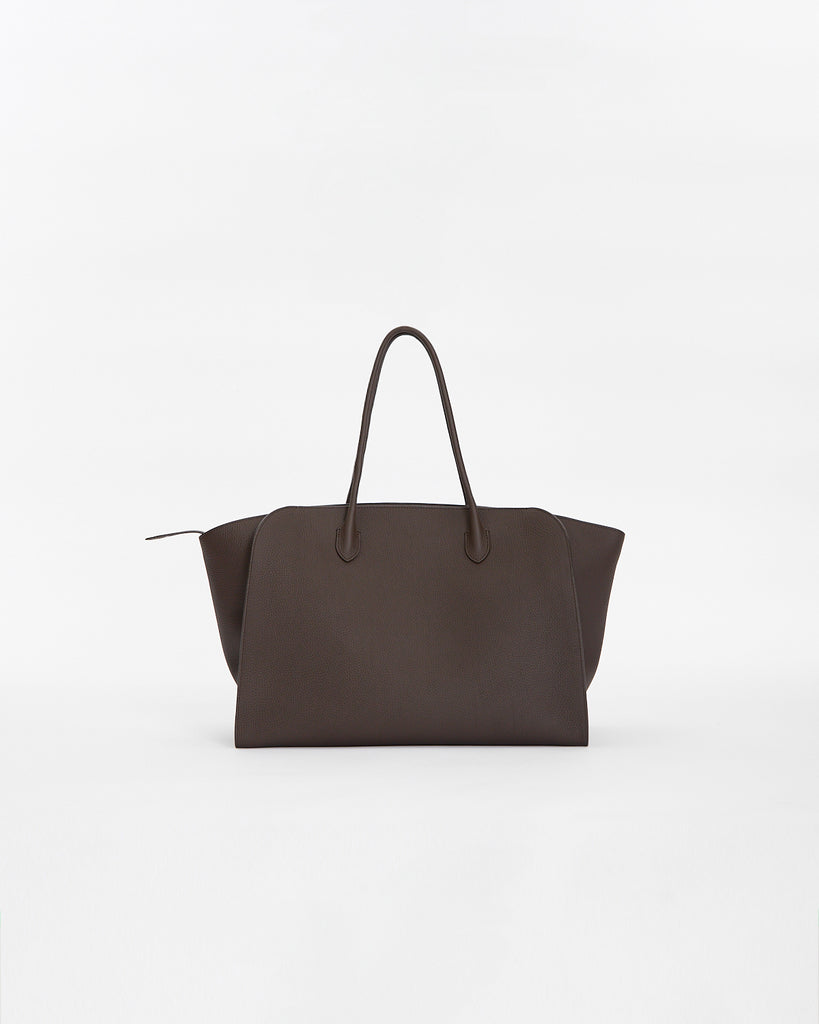 The Row Marlo 17 in deep brown