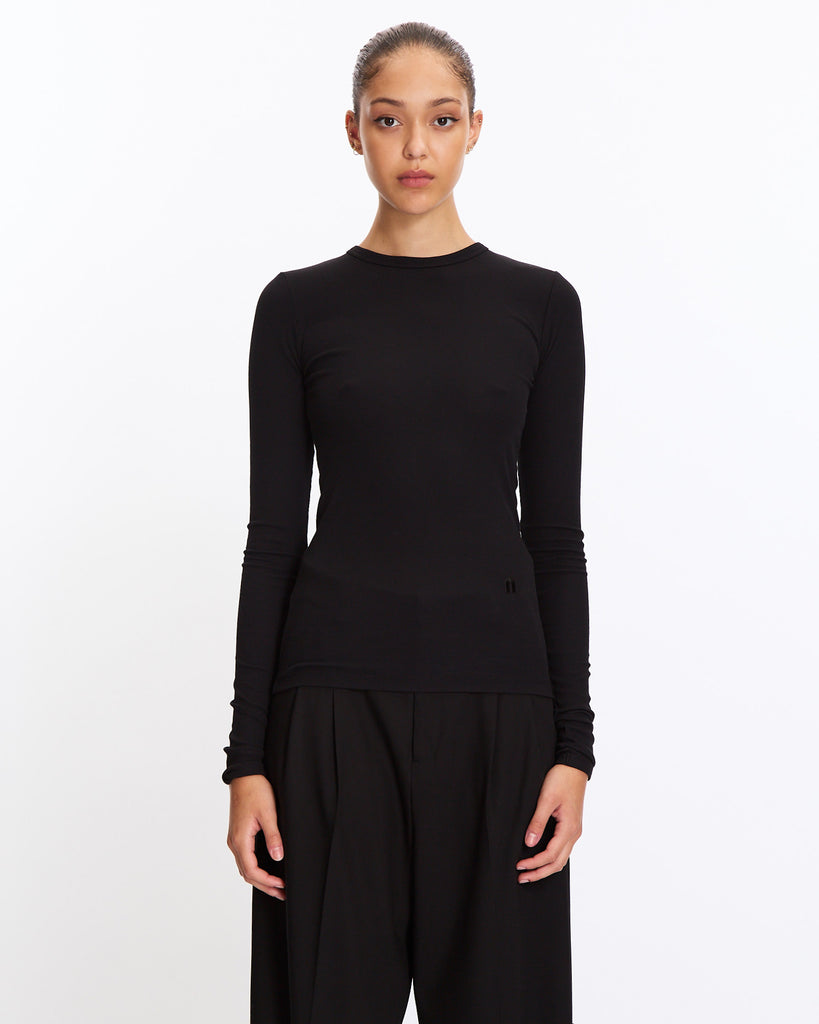 Teurn Studios Long Sleeve Rib Top