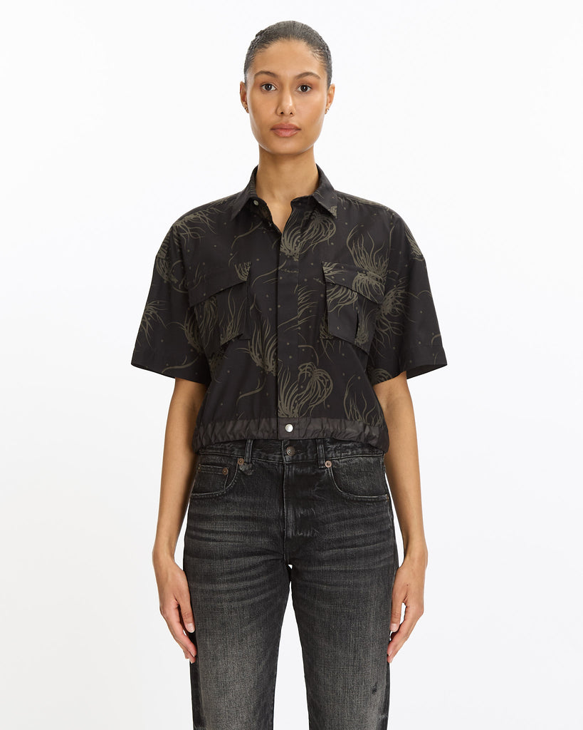 Sacai Dot Flower Print Shirt