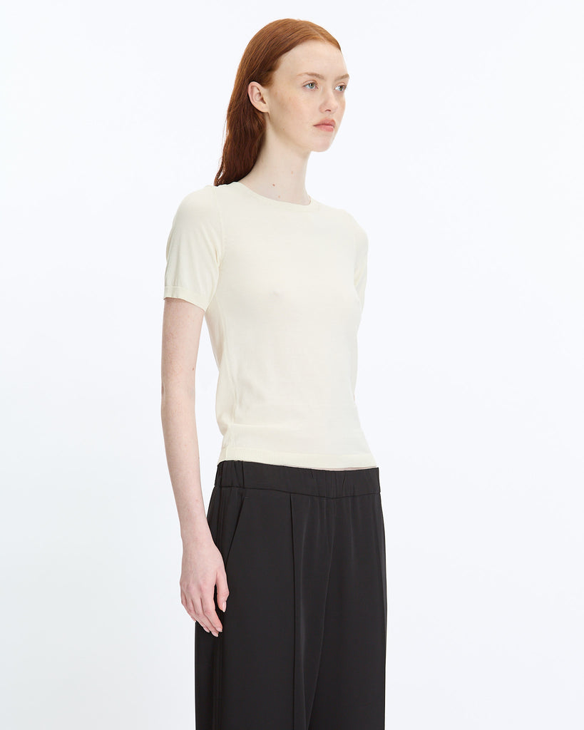 Josepha Knit T-Shirt White