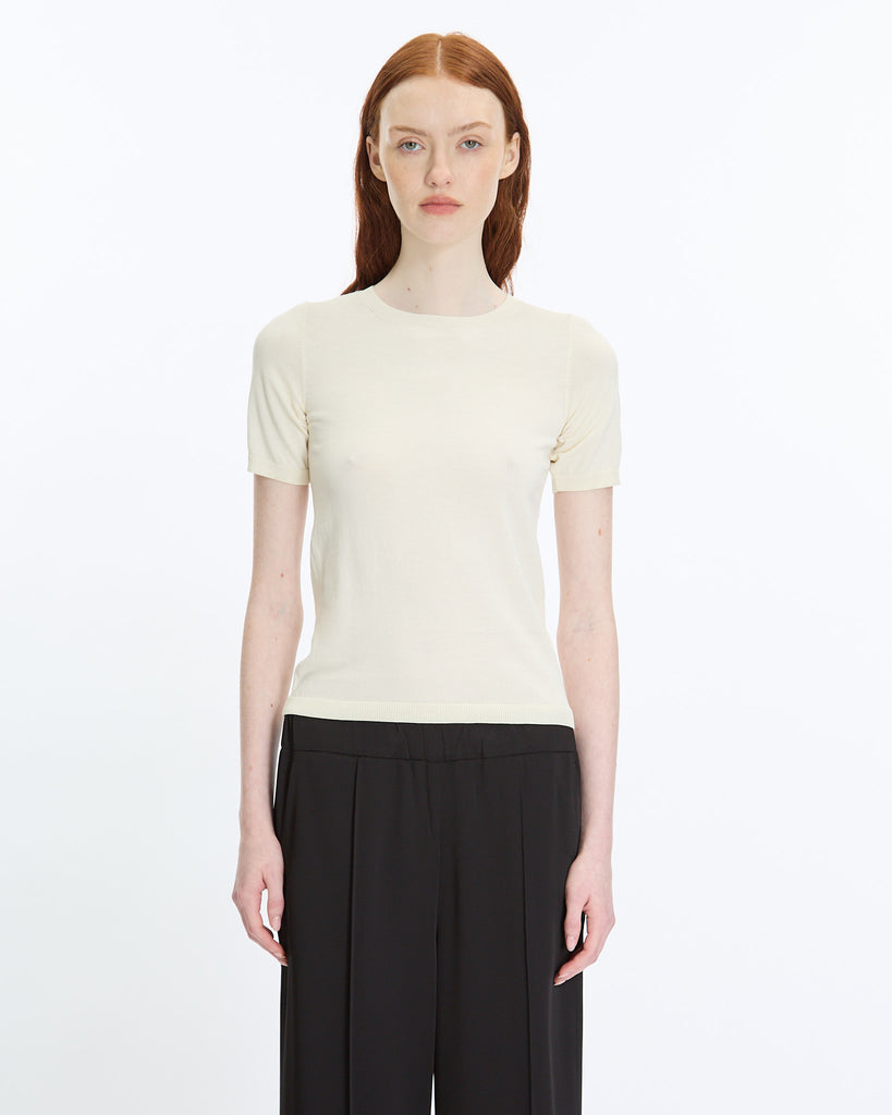 Josepha Knit T-Shirt White