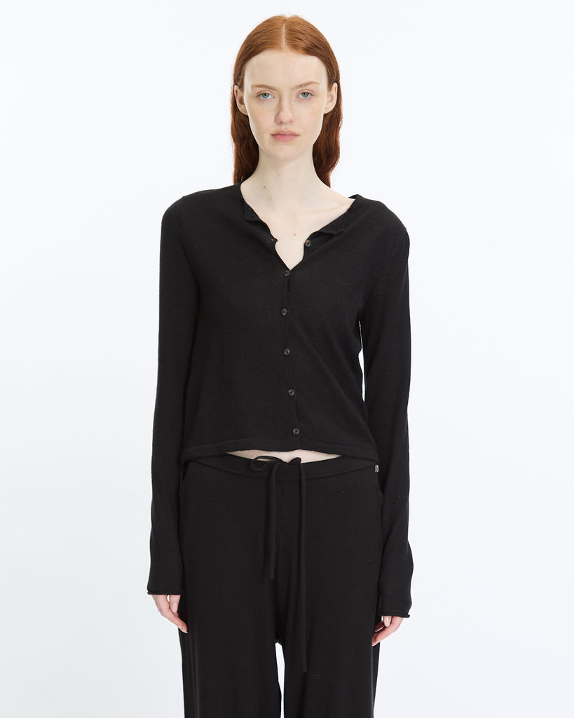 Lauren Manoogian Fine Crewneck Cardigan