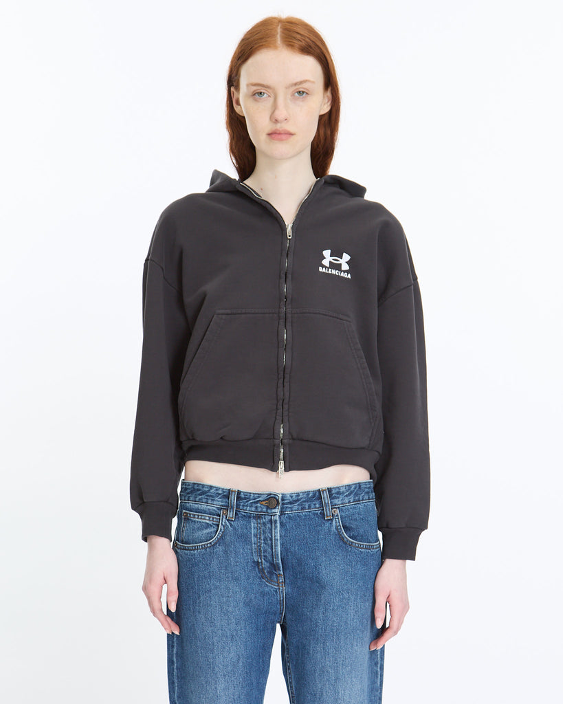 Balenciaga Under Armour Zip-Up Hoodie