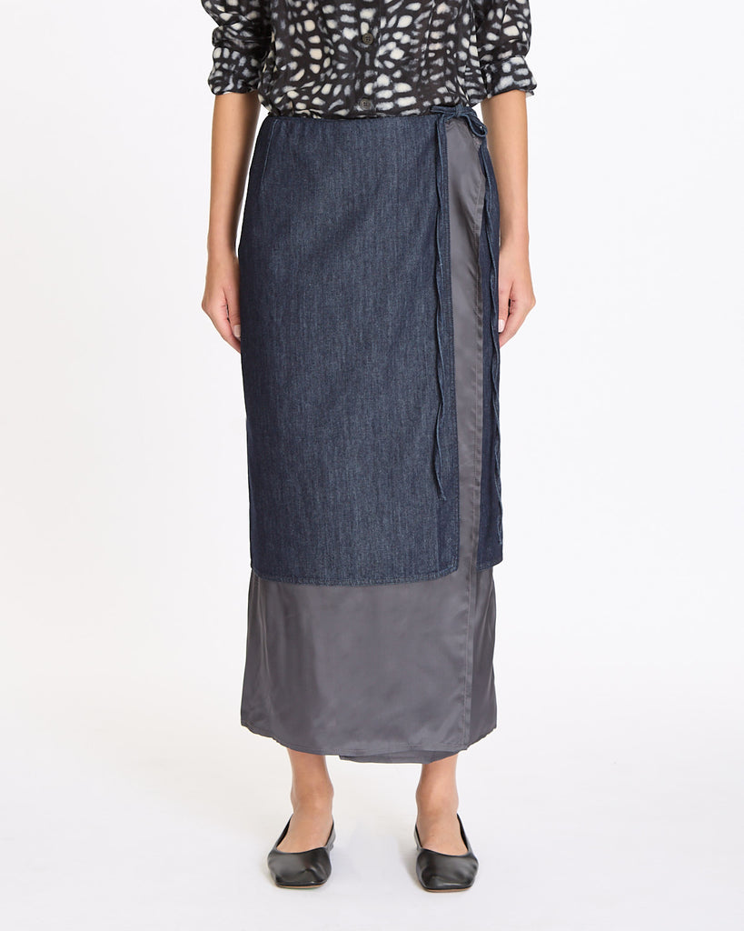 Dries Van Noten Silene Denim Skirt