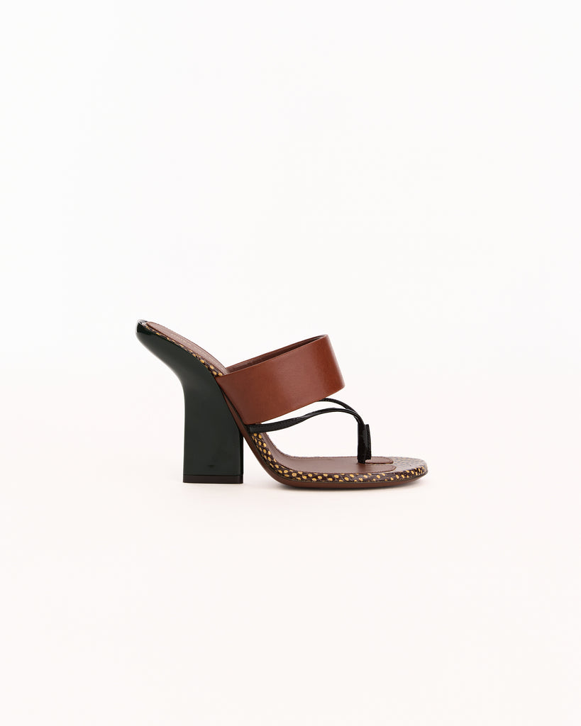 Dries Van Noten Leather Heeled Sandals