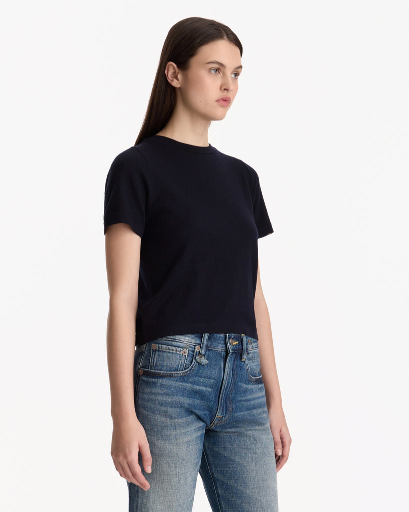 Extreme Cashmere N°267 Tina T-Shirt in navy