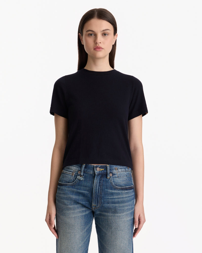 Extreme Cashmere N°267 Tina T-Shirt in navy