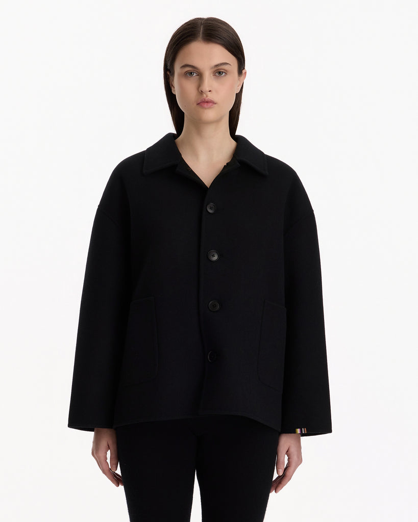 Extreme Cashmere N°427 Maker Jacket in raven