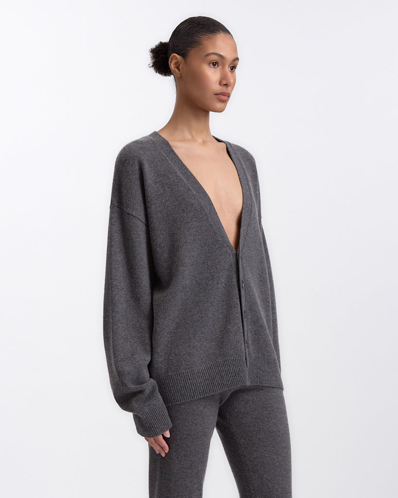 Extreme Cashmere N°459 Jonah Cardigan in felt