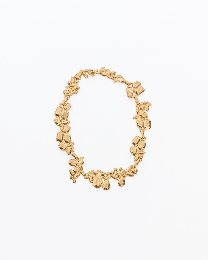 Gold Diamond Necklace Bianca Perisa