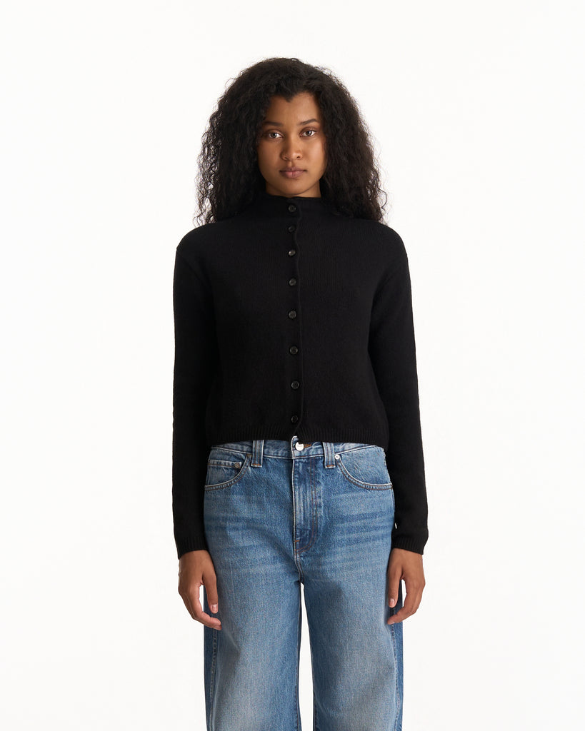 Khaite Annora Cardigan in black