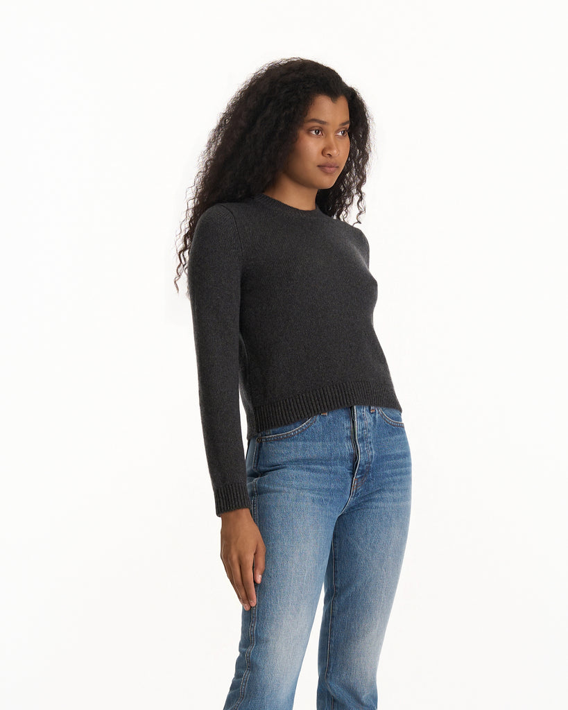 Khaite Leta Sweater in charcoal