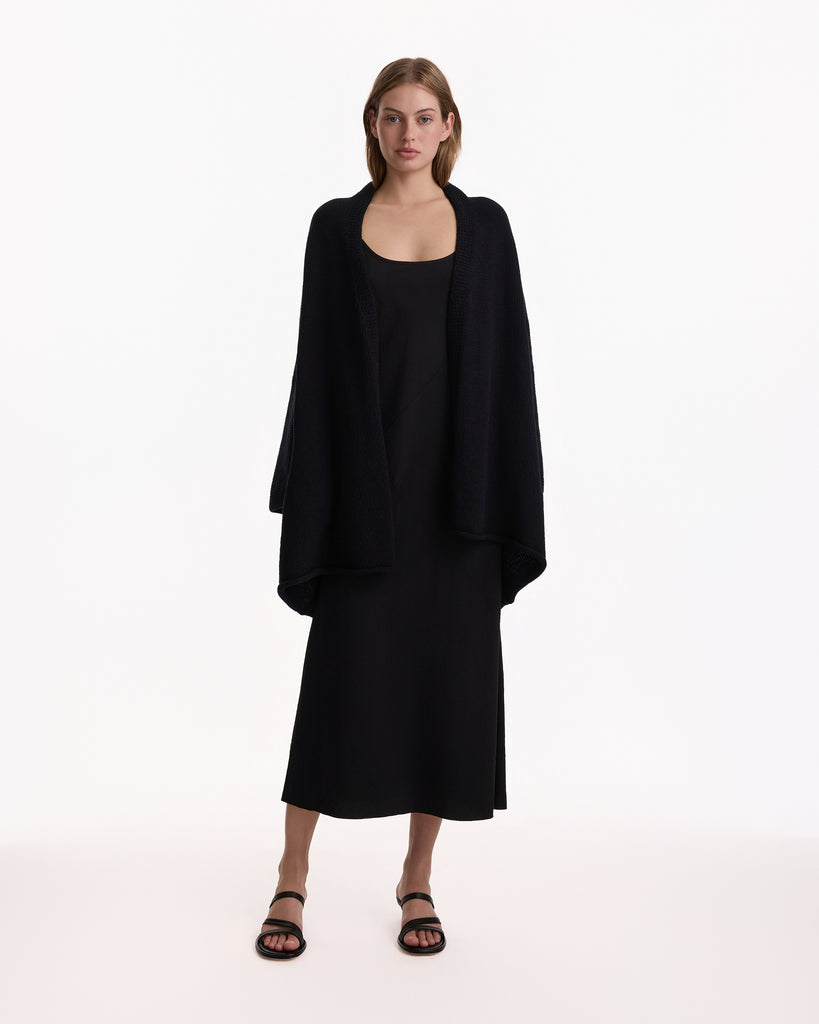 Lauren Manoogian Shawl Cardigan in black