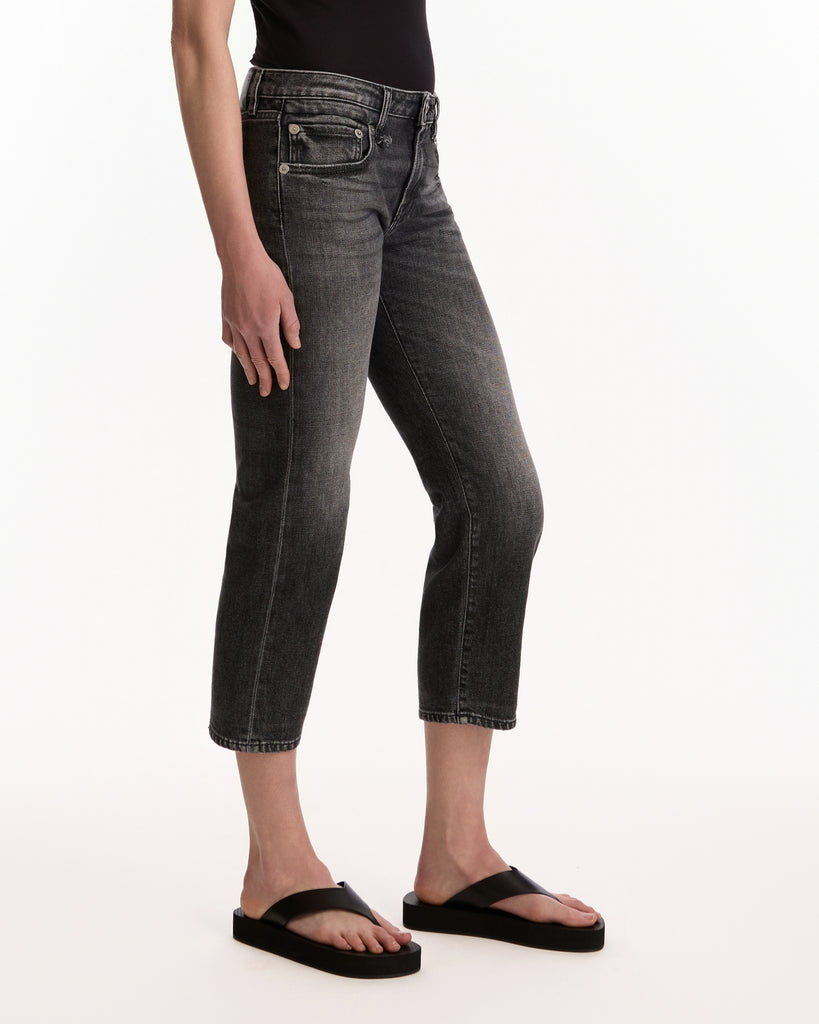 R13 Boy Straight (25) in vintage grey