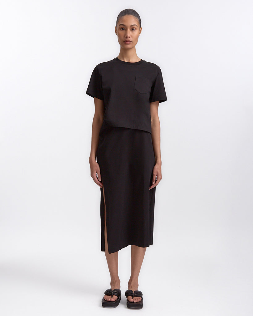 Sacai Cotton Jersey Dress