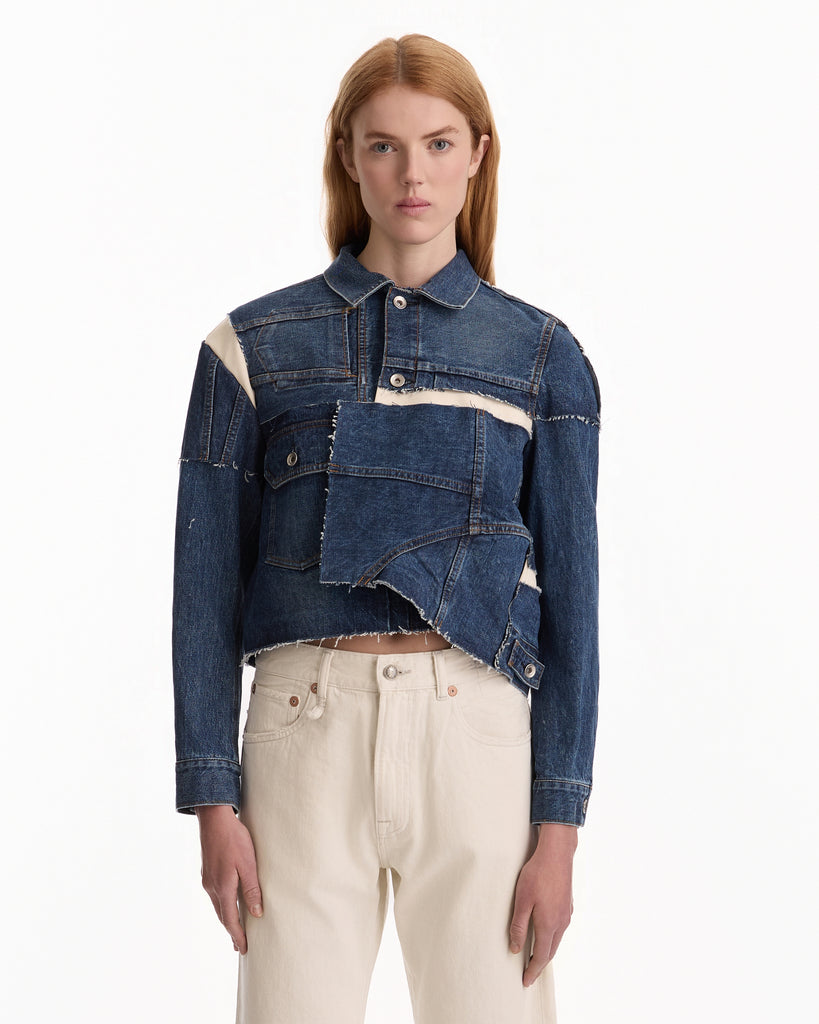 Sacai Denim Jacket in blue