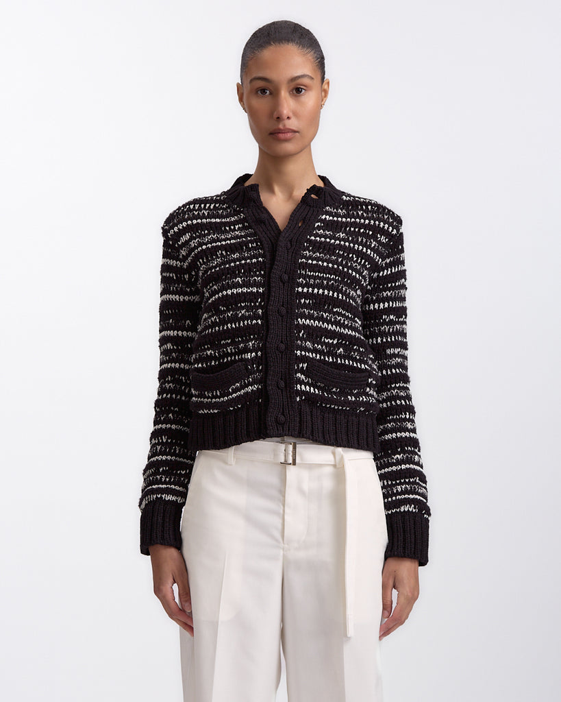 Sacai Mix Knit Cardigan 