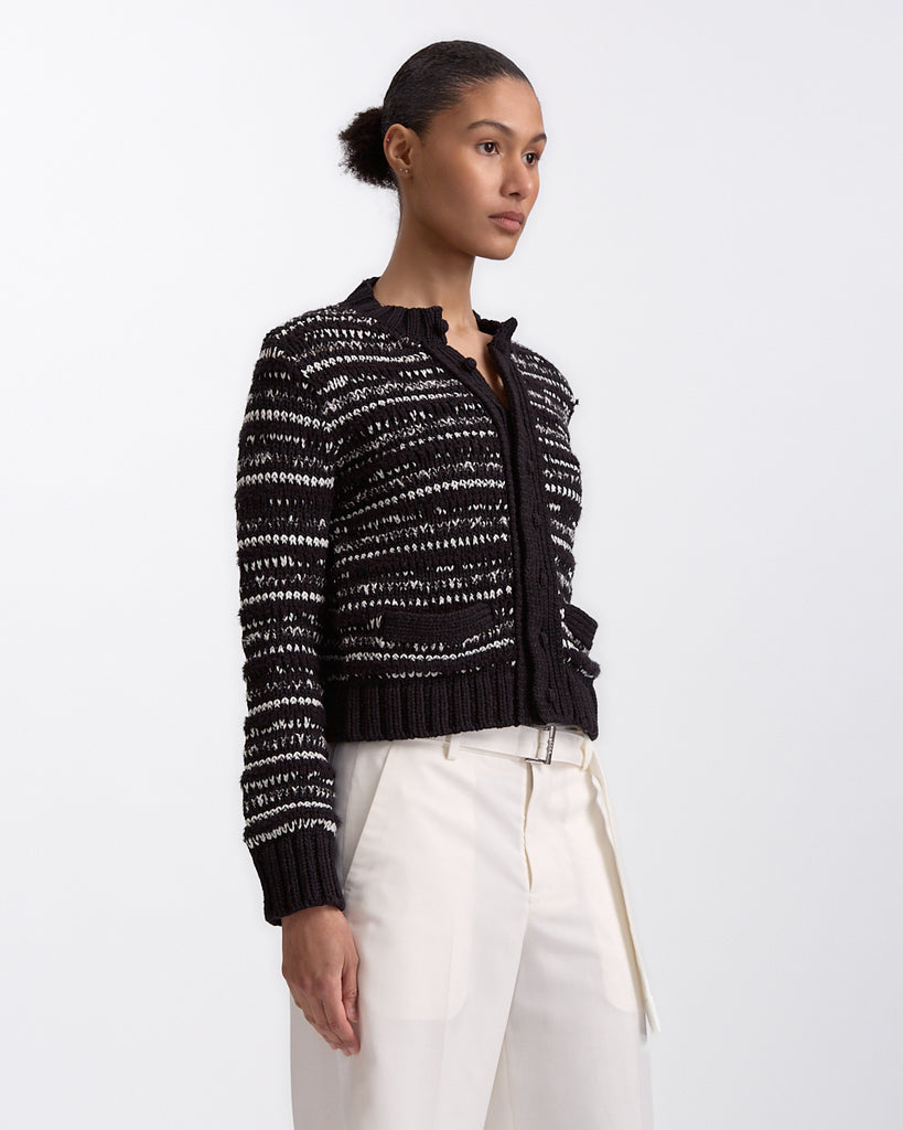 Sacai Mix Knit Cardigan 