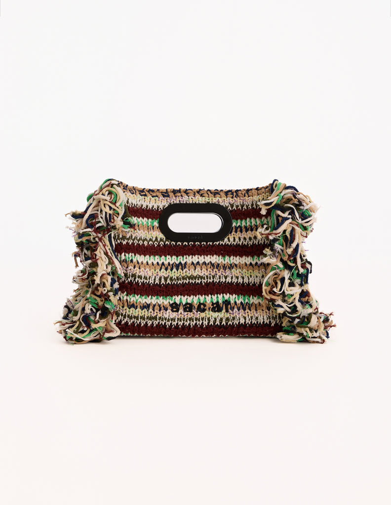 Sacai New Shoppers Bag Small in beige multi
