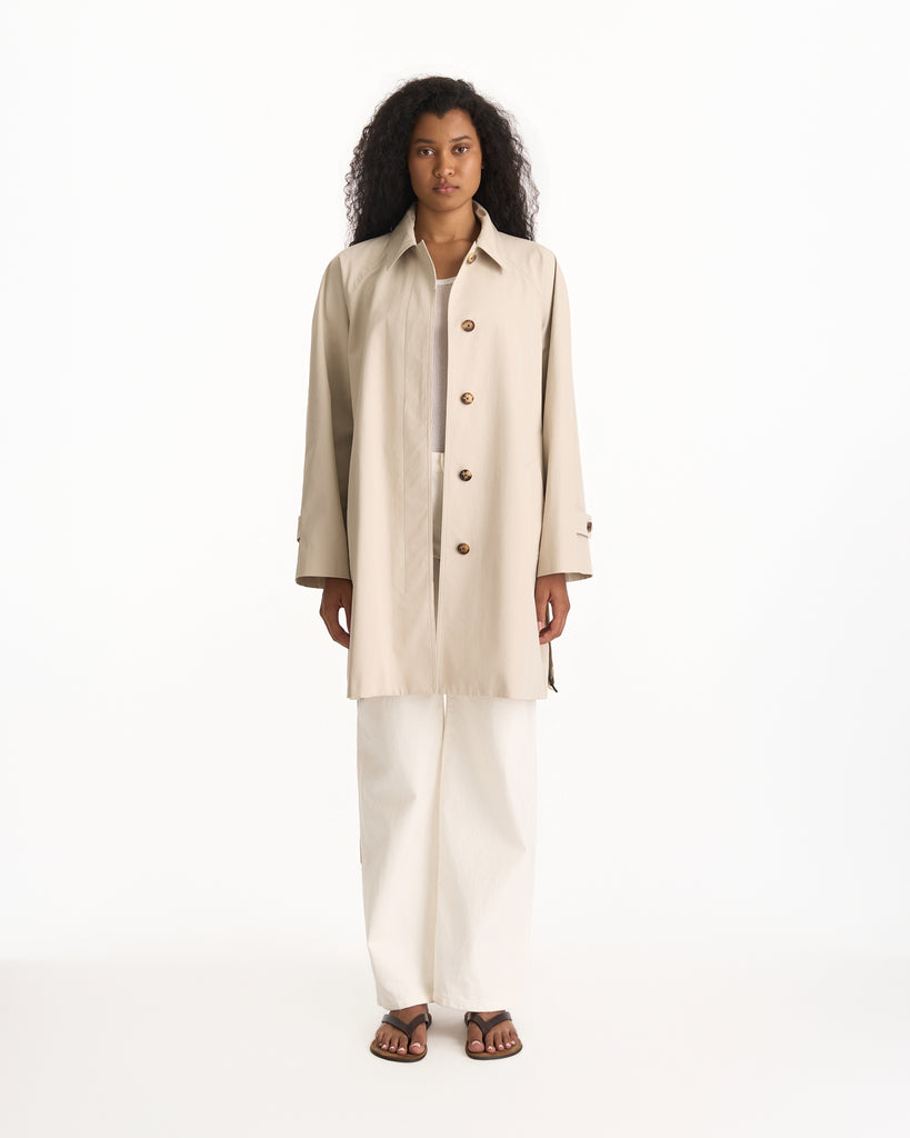 The Row Amaya Coat in beige