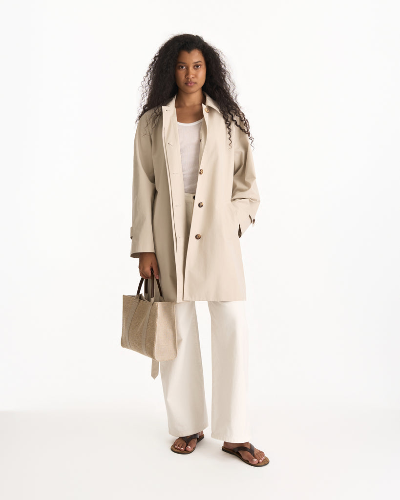 The Row Amaya Coat in beige