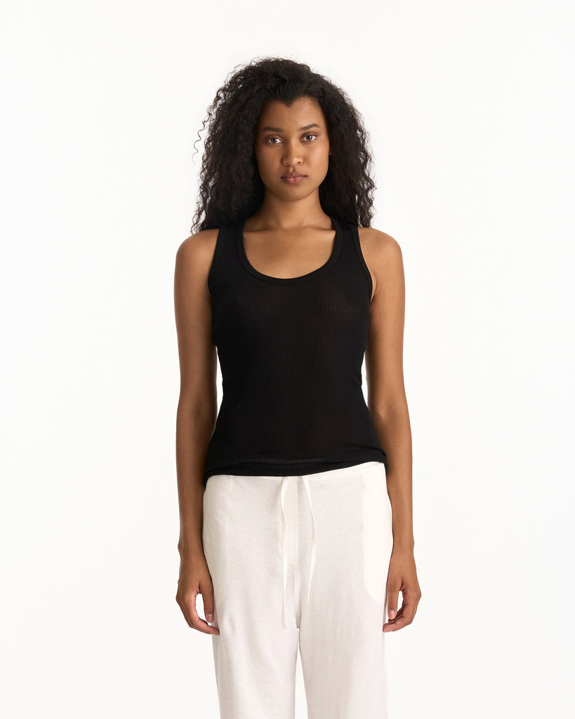 The Row Cendrea Top in black