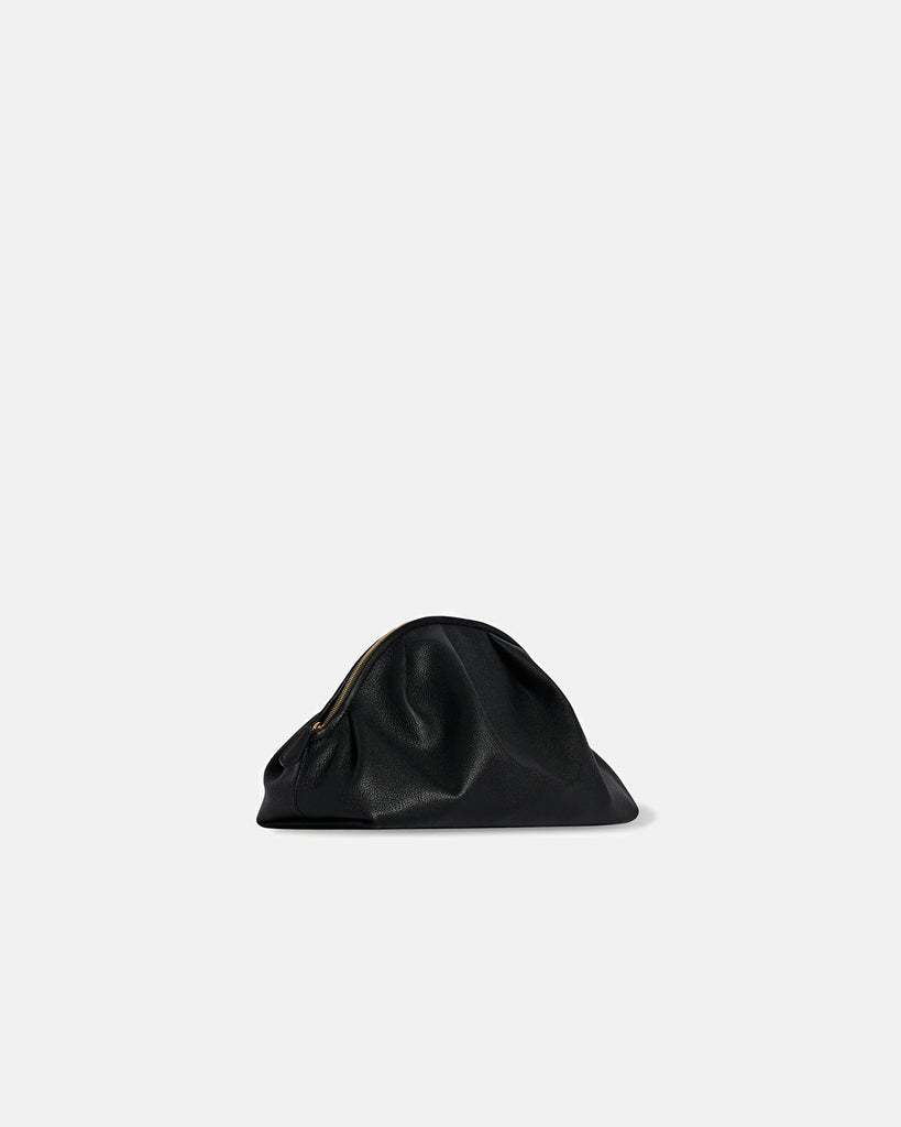 The Row Charlotte Clutch Bag in black