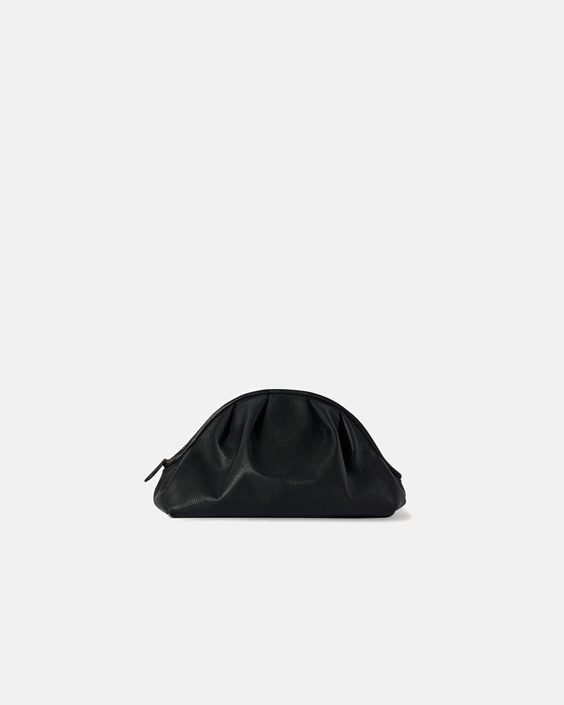 The Row Charlotte Clutch Bag in black