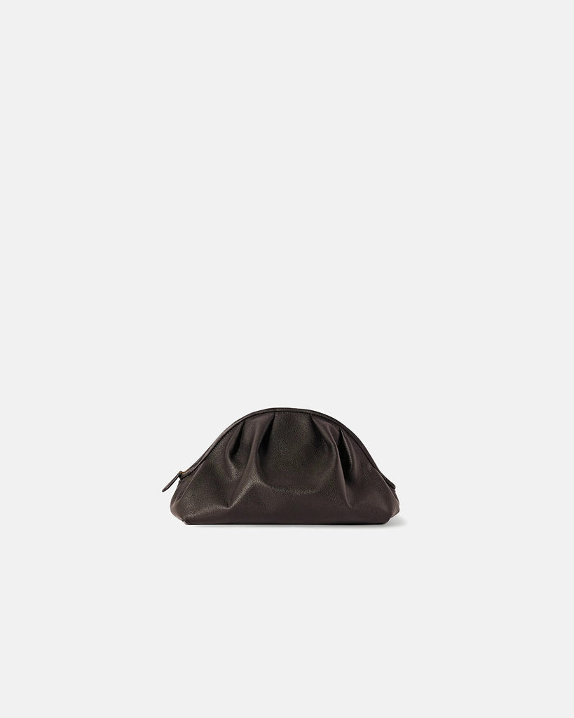 The Row Charlotte Clutch Bag in brown