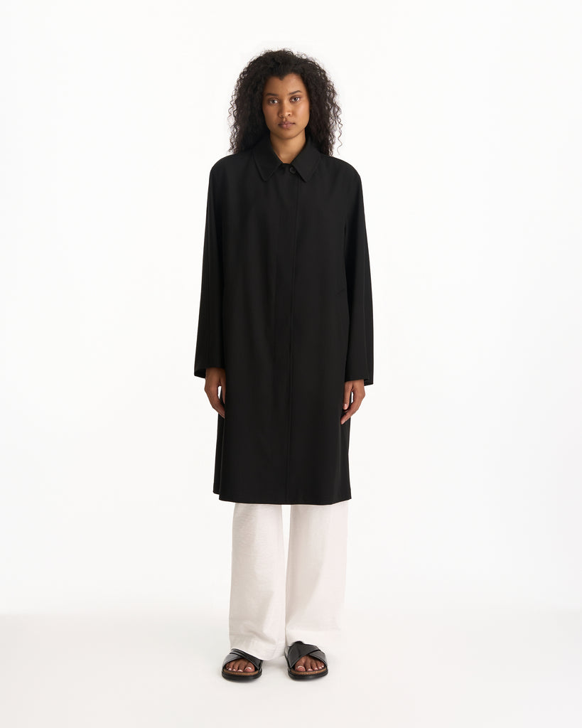 The Row Datima Coat in black