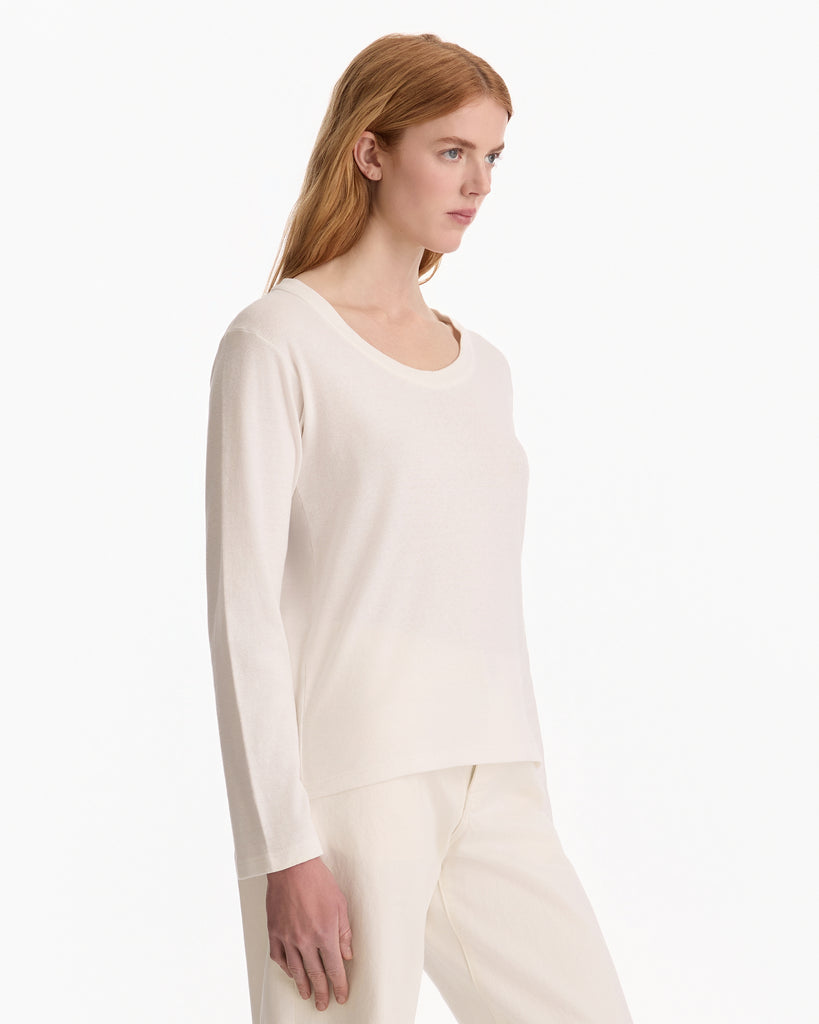 The Row Elfrida Top in white
