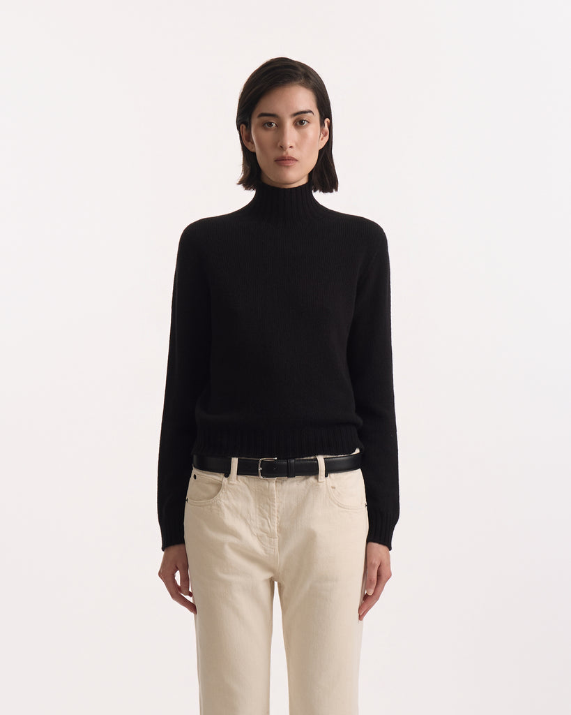 The Row Kensington Turtleneck in black