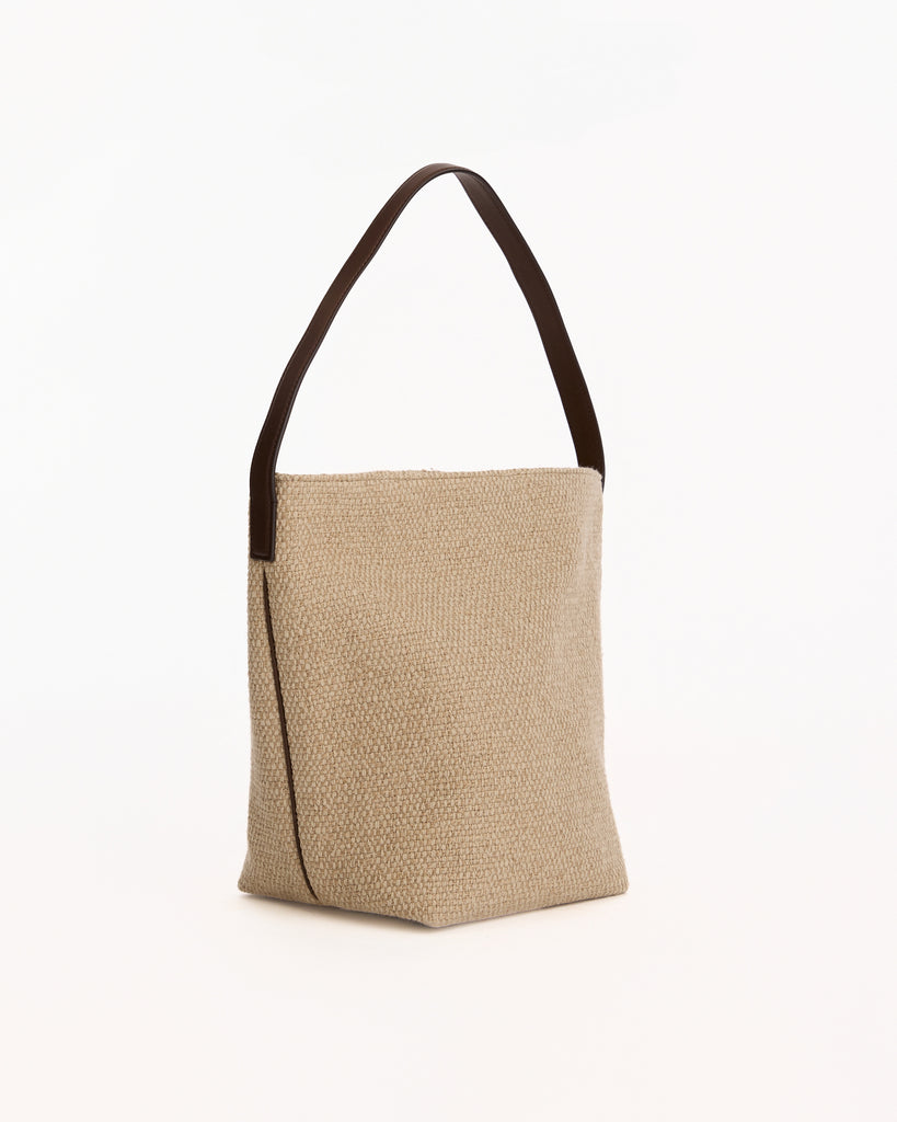 The Row Medium N/S Park Tote Canvas Two in shell