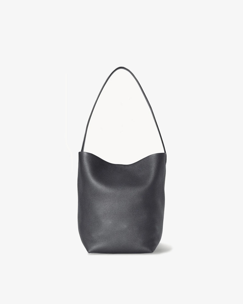 The Row Medium N/S Park Tote in black 