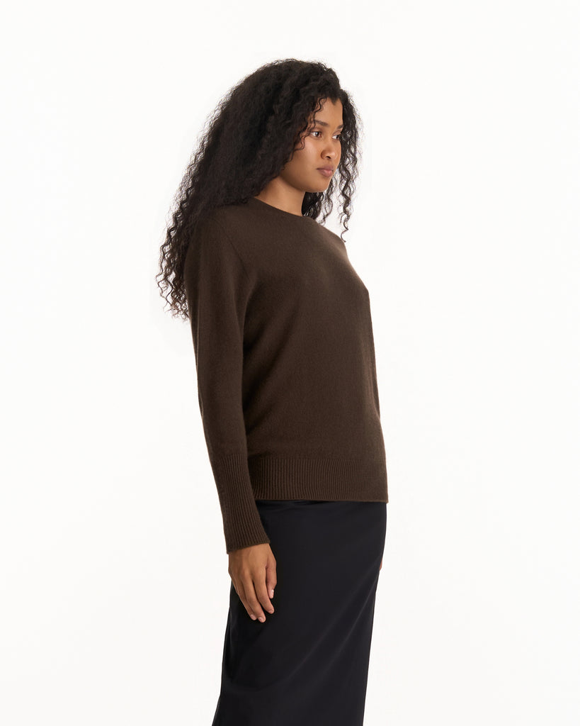 The Row Odelle Top in chestnut