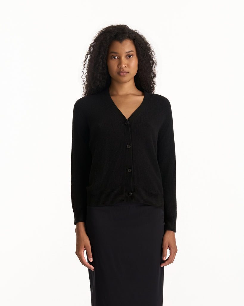 The Row Ovida Cardigan in black