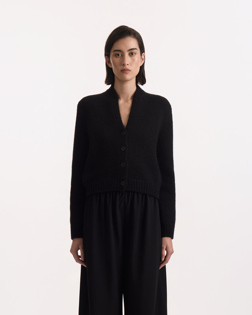 The Row Poynta Cardigan in black