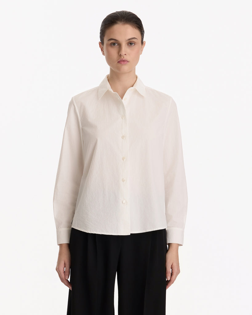 The Row Sadie Shirt in white