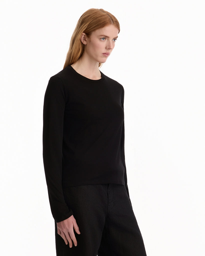 The Row Sherman T-Shirt in black 