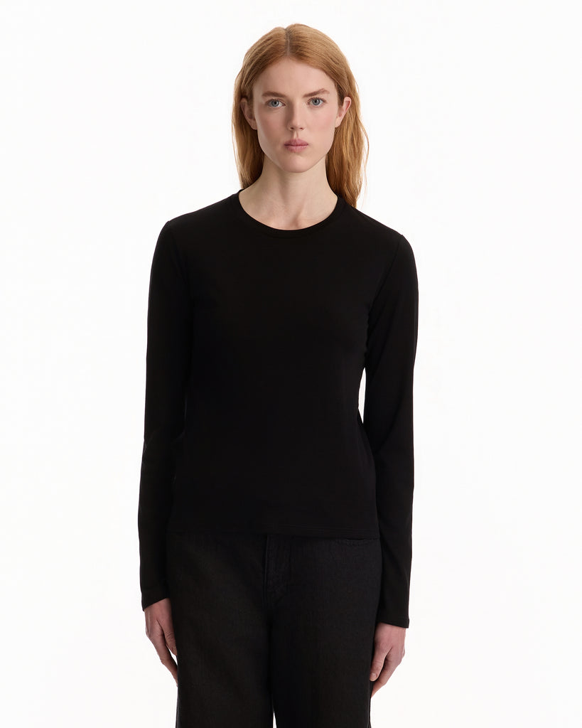 The Row Sherman T-Shirt in black 