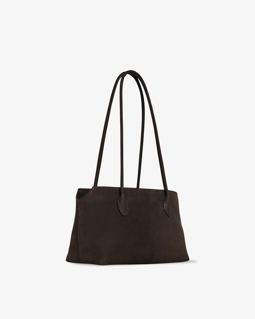 The Row Terrasse Bag in ebony brown