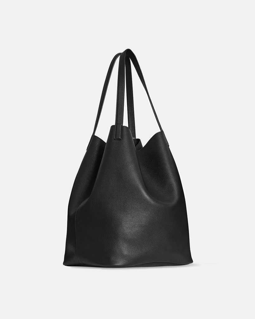 The Row Clement Tote in black 