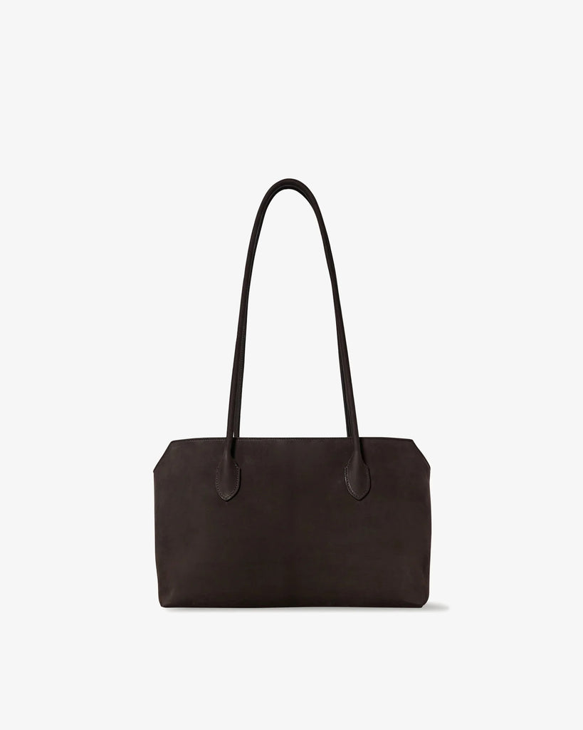 The Row Terrasse Bag in ebony brown